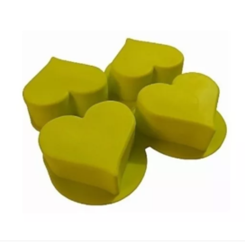 Molde Silicona Corazones