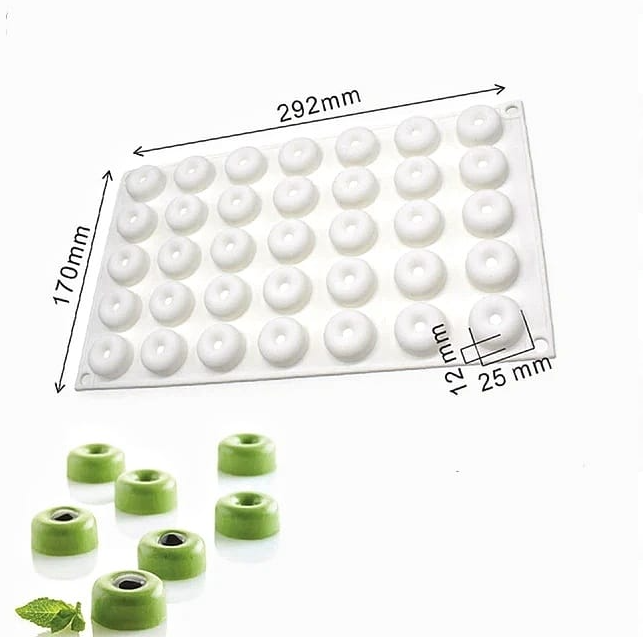 Molde Silicona Mini Donas x35 Cavidades - Image 4