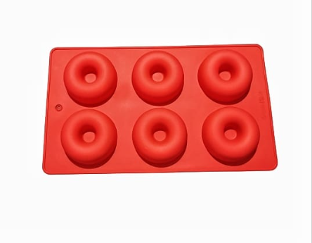 Molde Silicona Flexible Donas Grandes x6 - Image 2