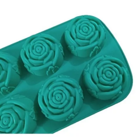 Molde Rosas X 6