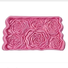 Molde Plantilla Rosas